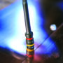 Man using the Malco MSHC to fasten a Zip-In Screw to sheet metal