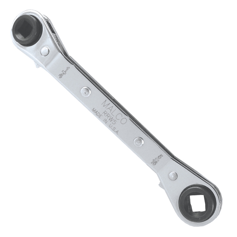 Refrigeration Tool Set - Service Wrench - 5/16 x 1/4 Ratchet Box End - Air  Conditioning Valve Hex Tool (2)